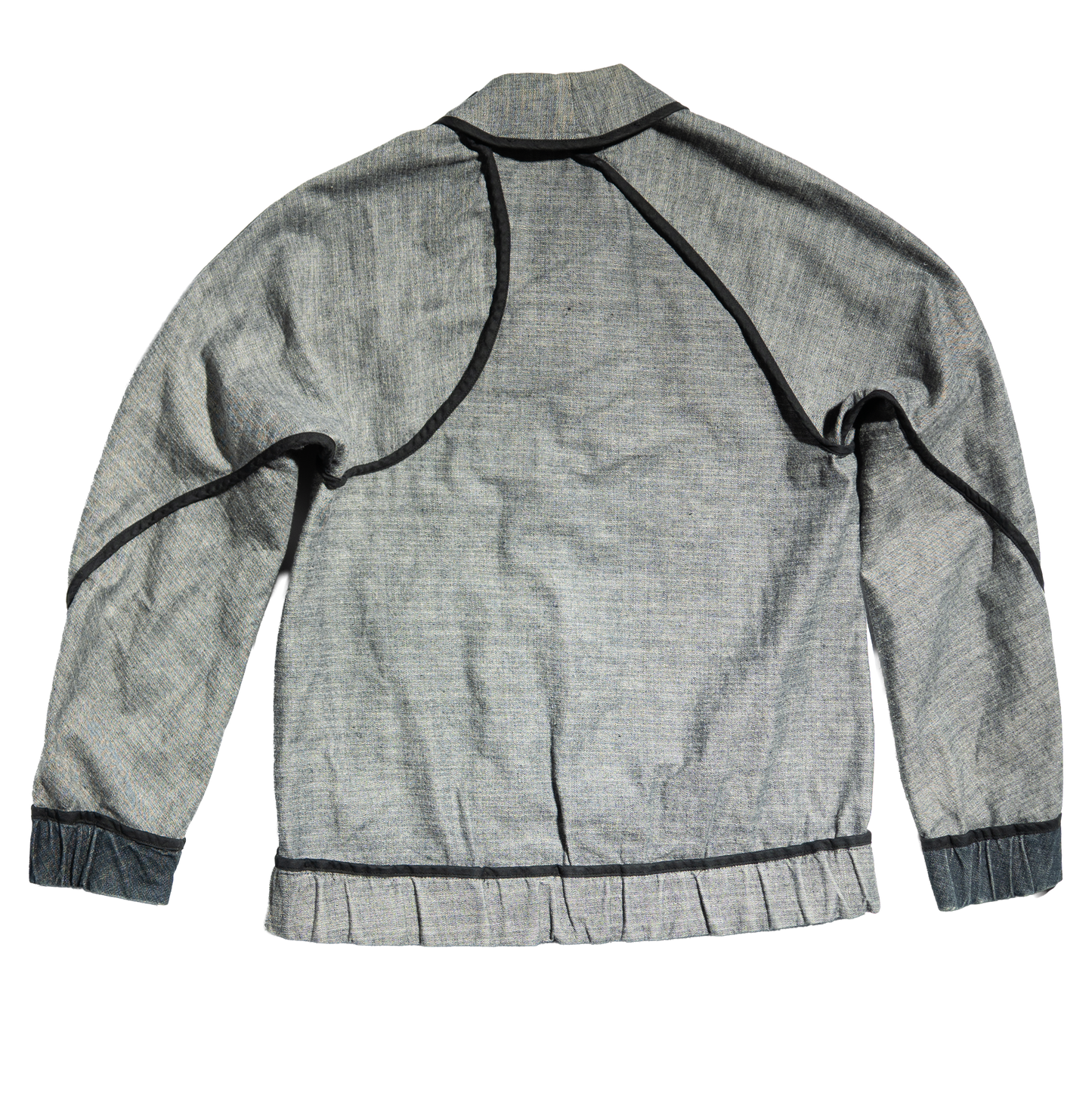threeASFOUR Structured Zip-up Denim Jacket