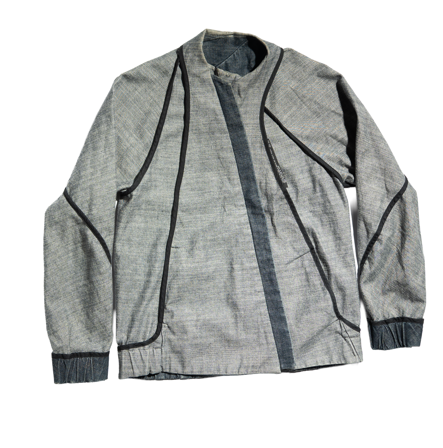 threeASFOUR Structured Zip-up Denim Jacket