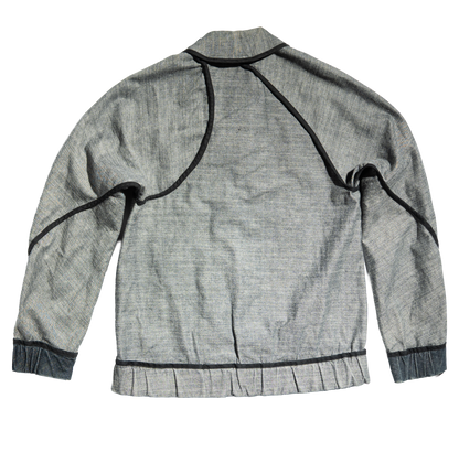 threeASFOUR Structured Zip-up Denim Jacket