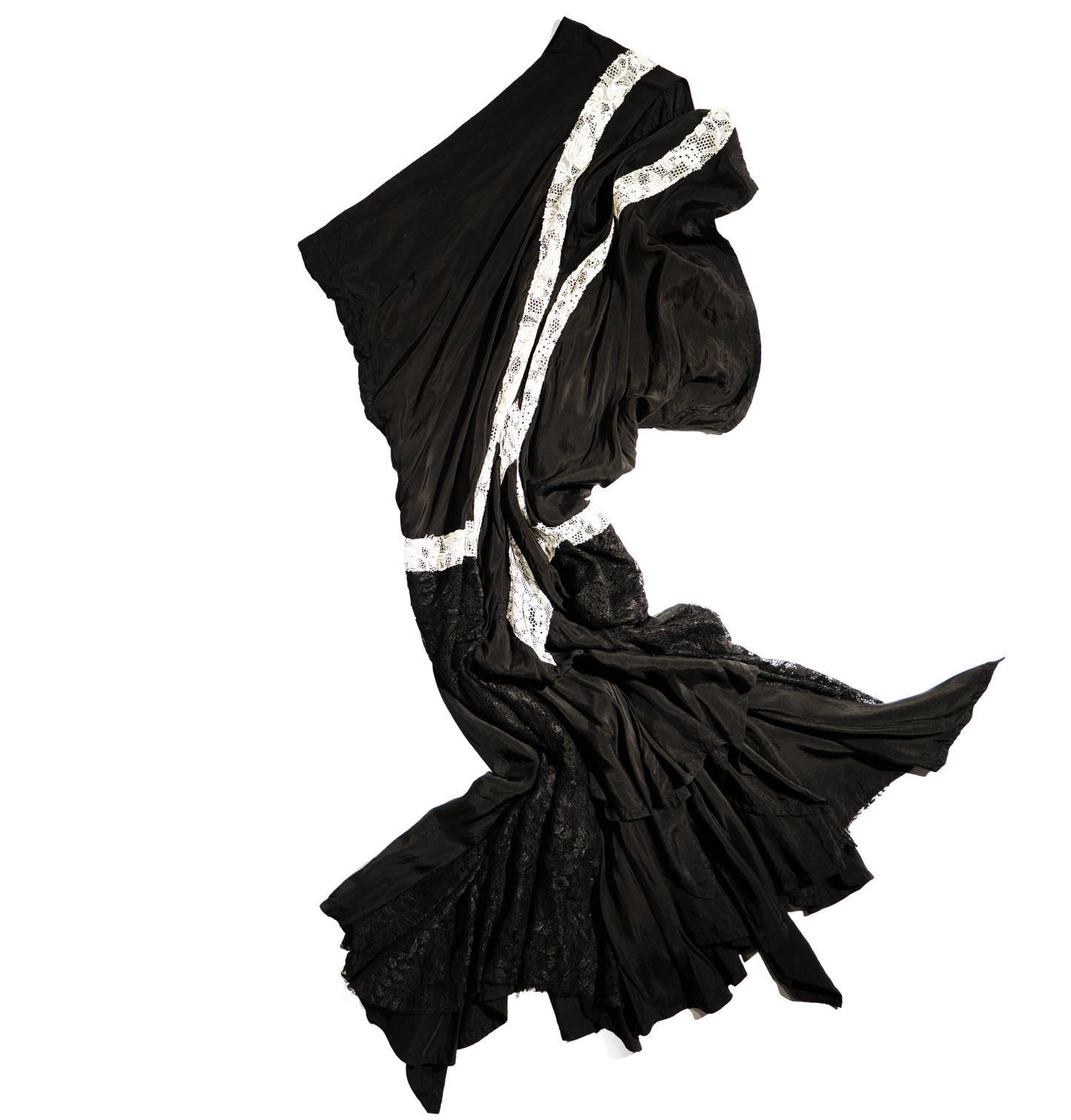 AW2005 Junya Watanabe Laced Reconstructed Dress