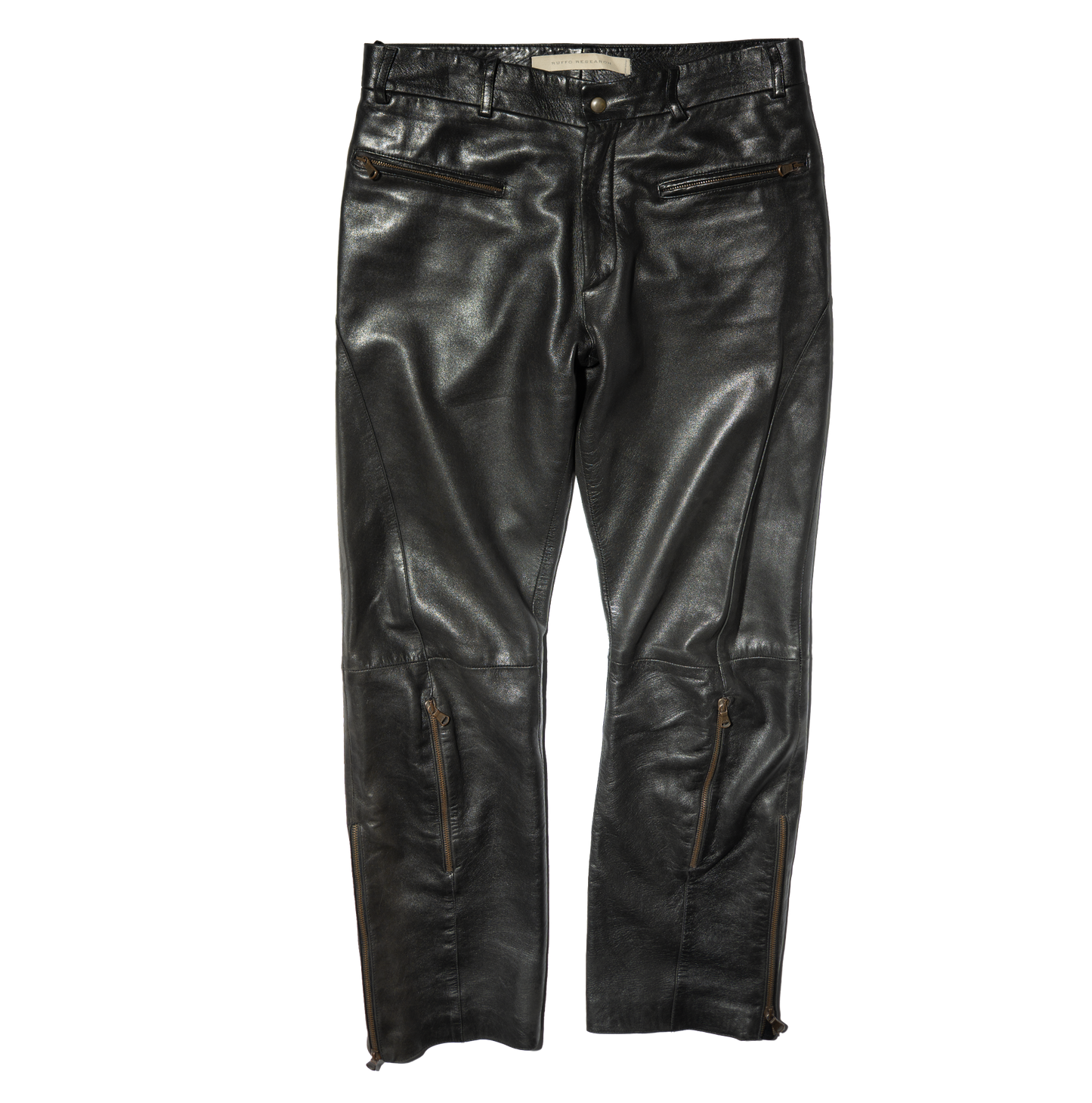 AW2001 Ruffo Research by A.F.VANDEVORST Leather Pants