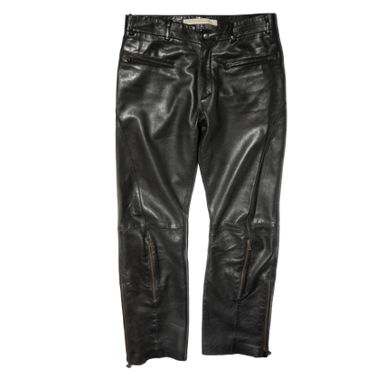 AW2001 Ruffo Research by A.F.VANDEVORST Leather Pants