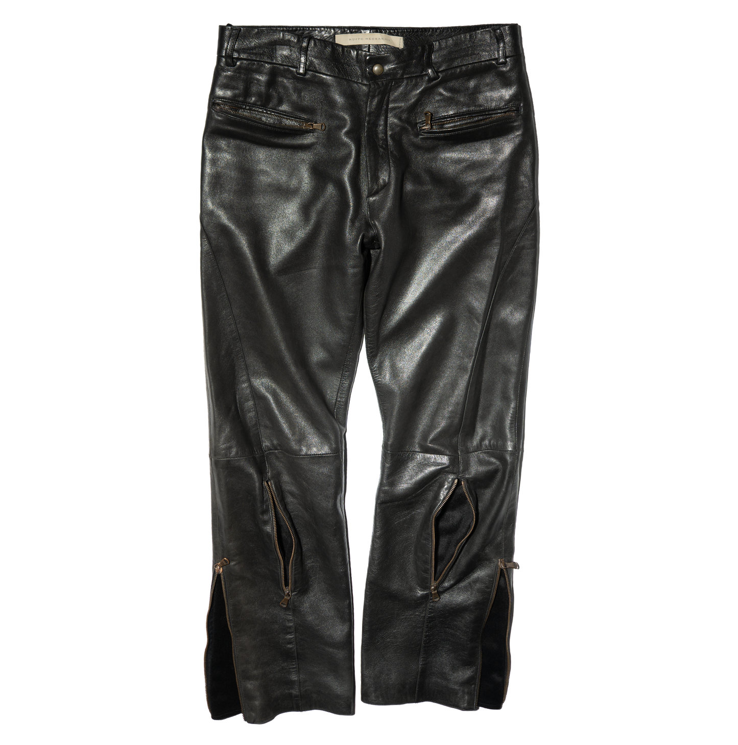 AW2001 Ruffo Research by A.F.VANDEVORST Leather Pants