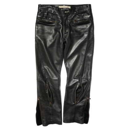 AW2001 Ruffo Research by A.F.VANDEVORST Leather Pants