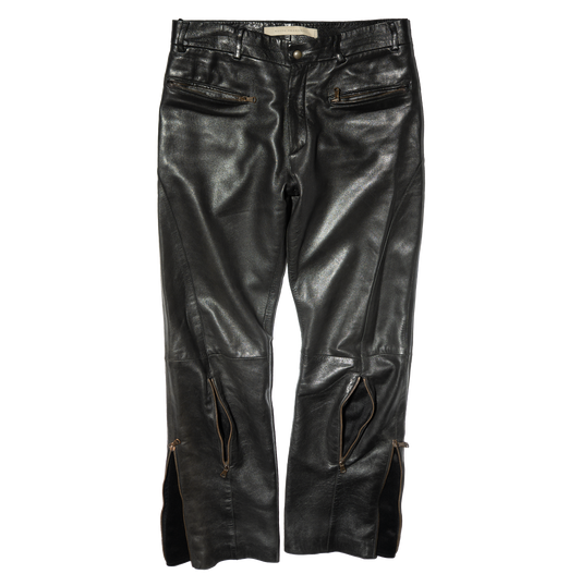 AW2001 Ruffo Research by A.F.VANDEVORST Leather Pants
