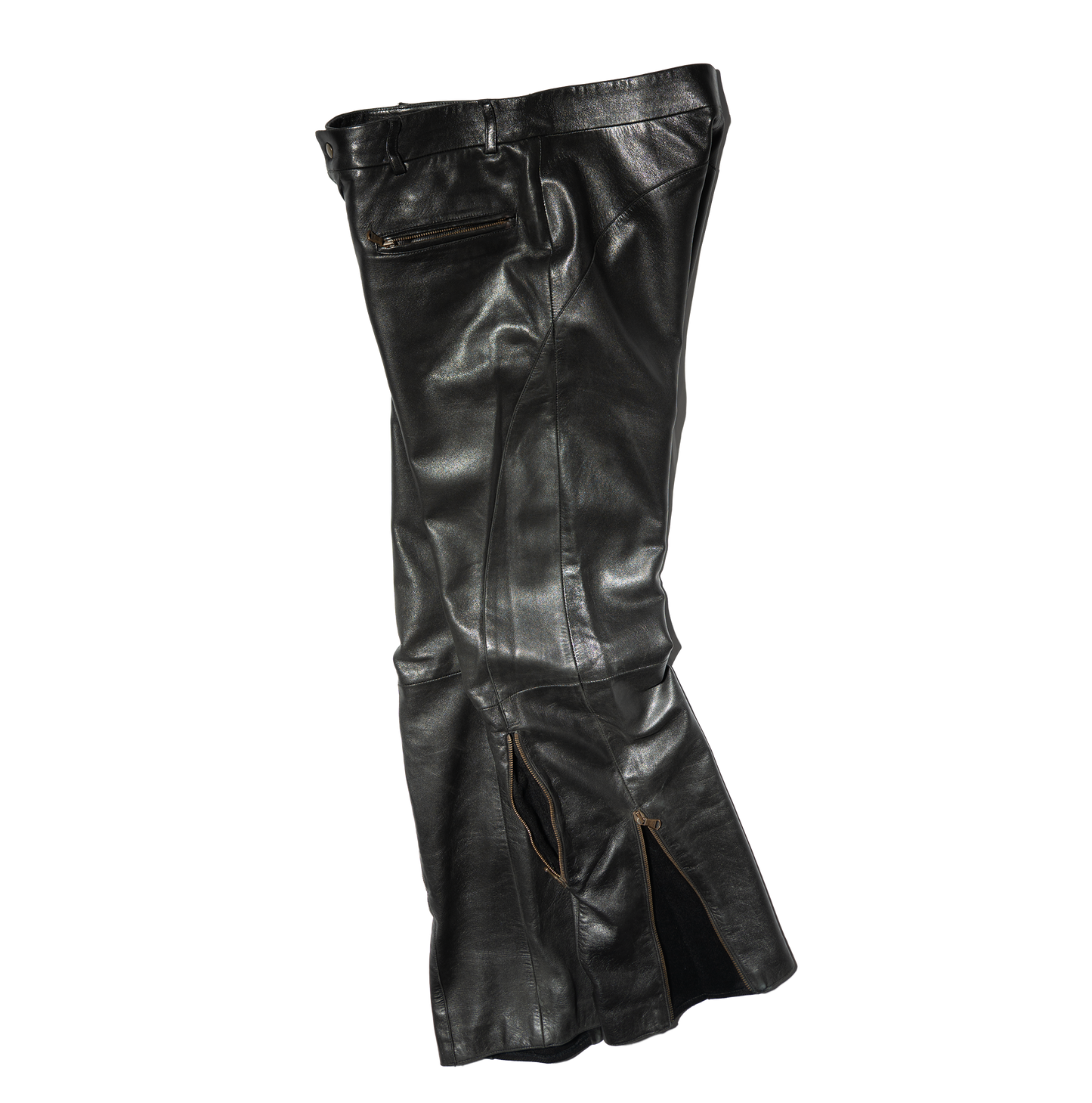 AW2001 Ruffo Research by A.F.VANDEVORST Leather Pants