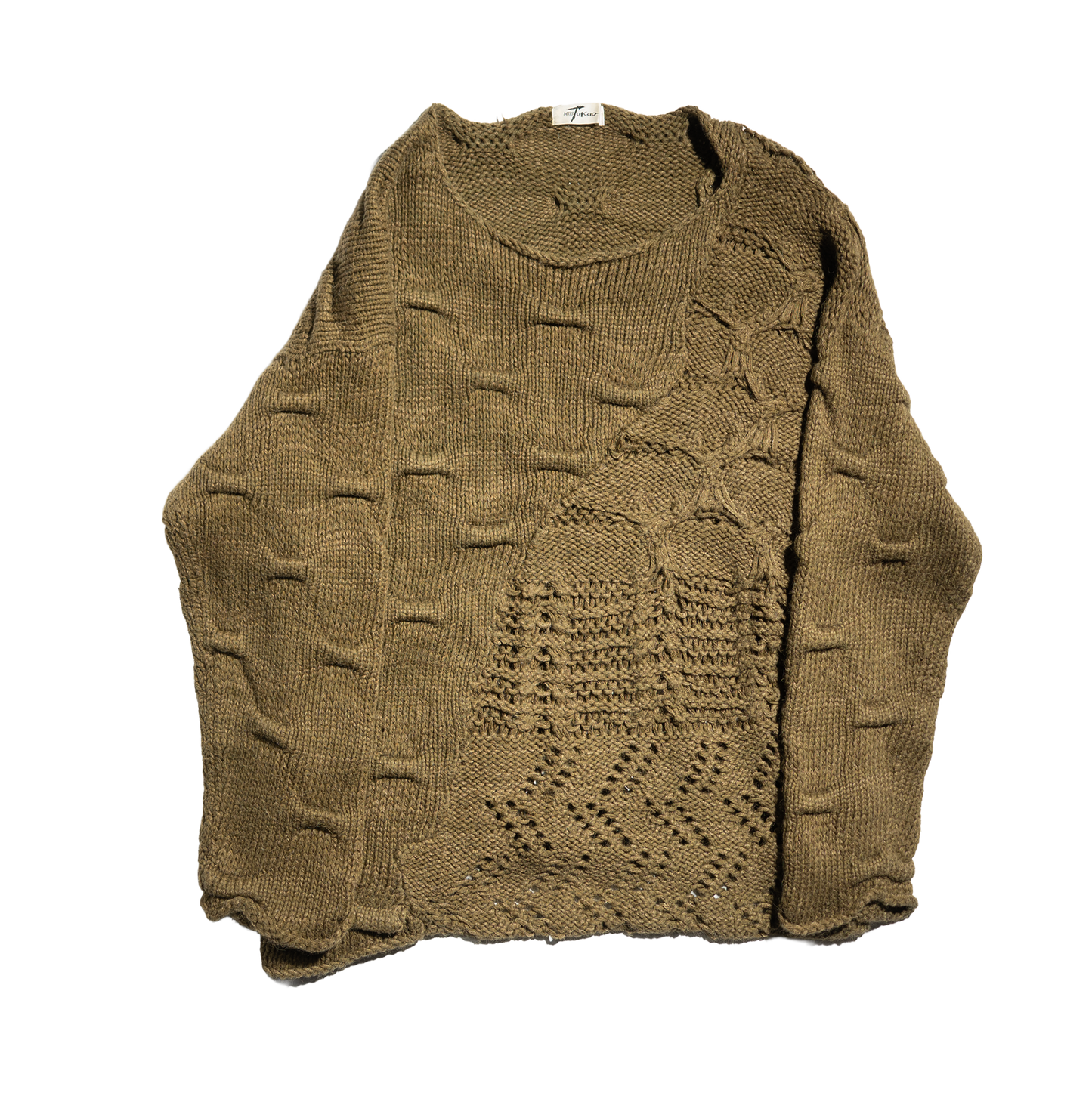 1980s Miss Takao Mixed-stitch Knit Sweater
