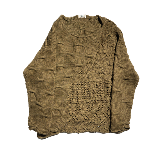 1980s Miss Takao Mixed-stitch Knit Sweater