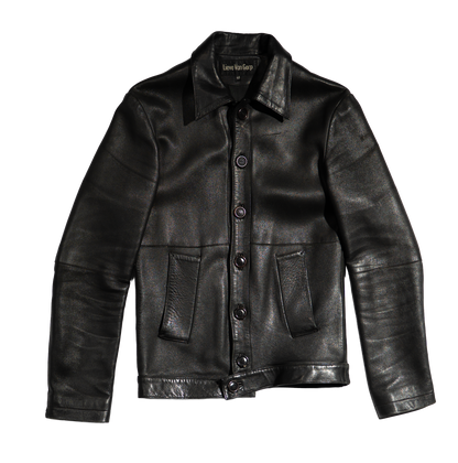 SS2000 Lieve Van Gorp Cross Leather Jacket