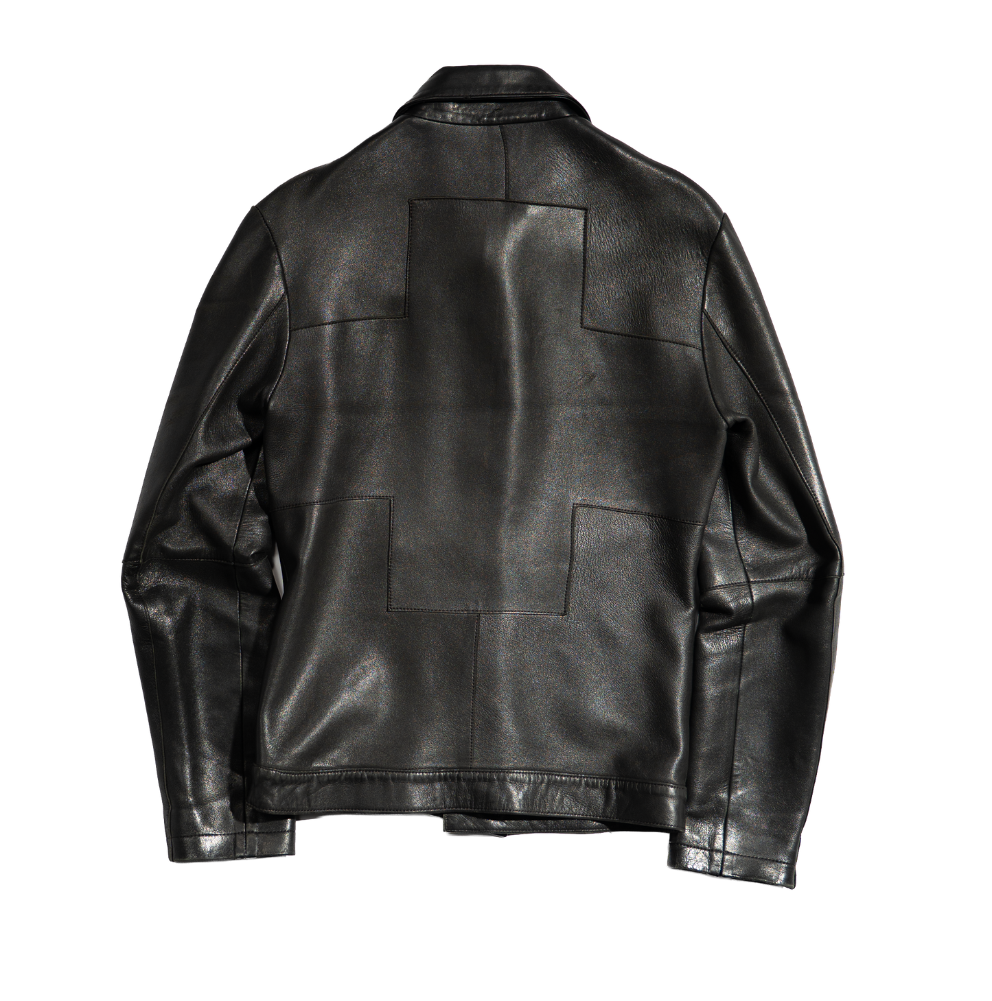 SS2000 Lieve Van Gorp Cross Leather Jacket