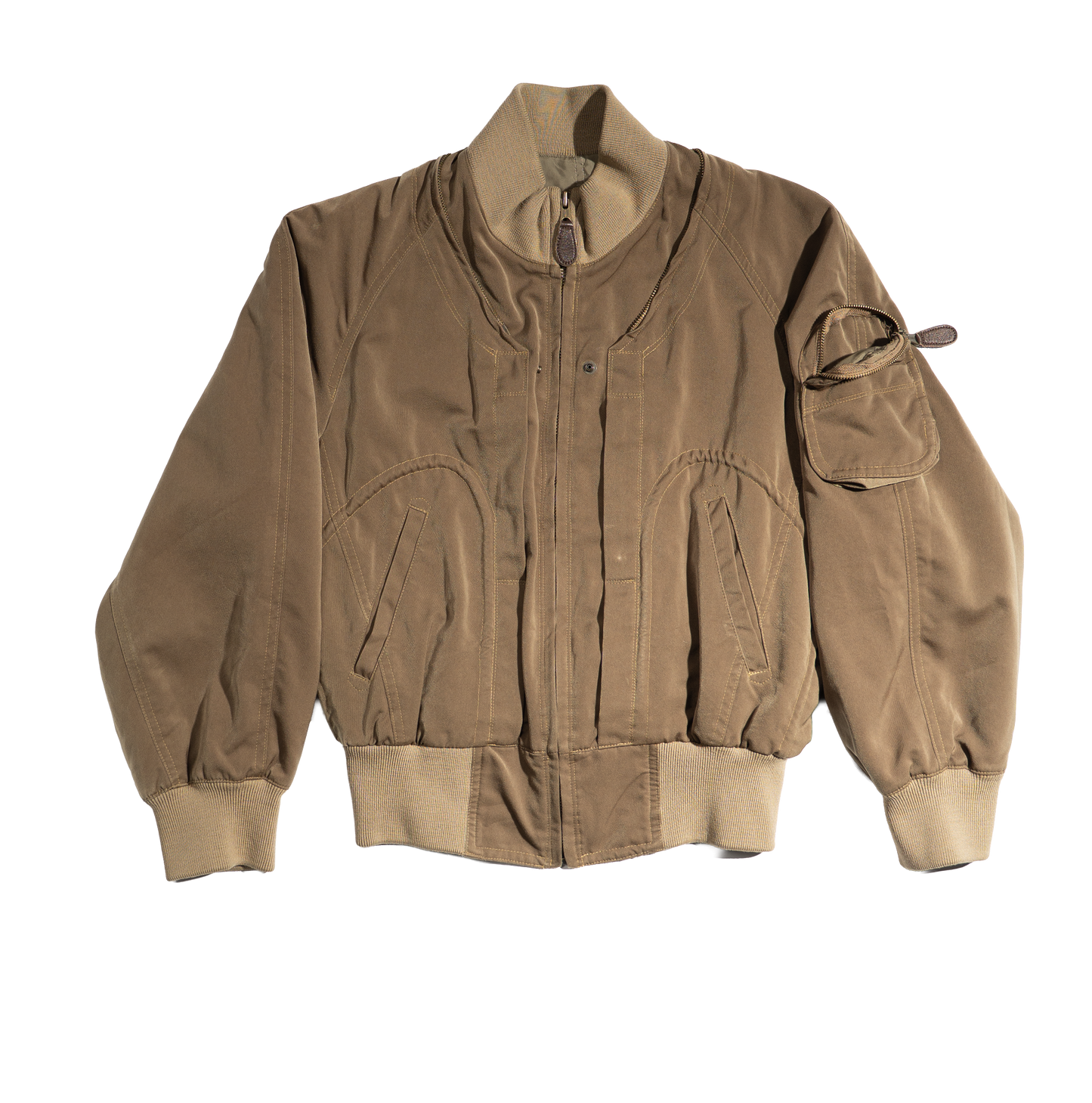 1980s Nicole Hooded Bomber Jacket