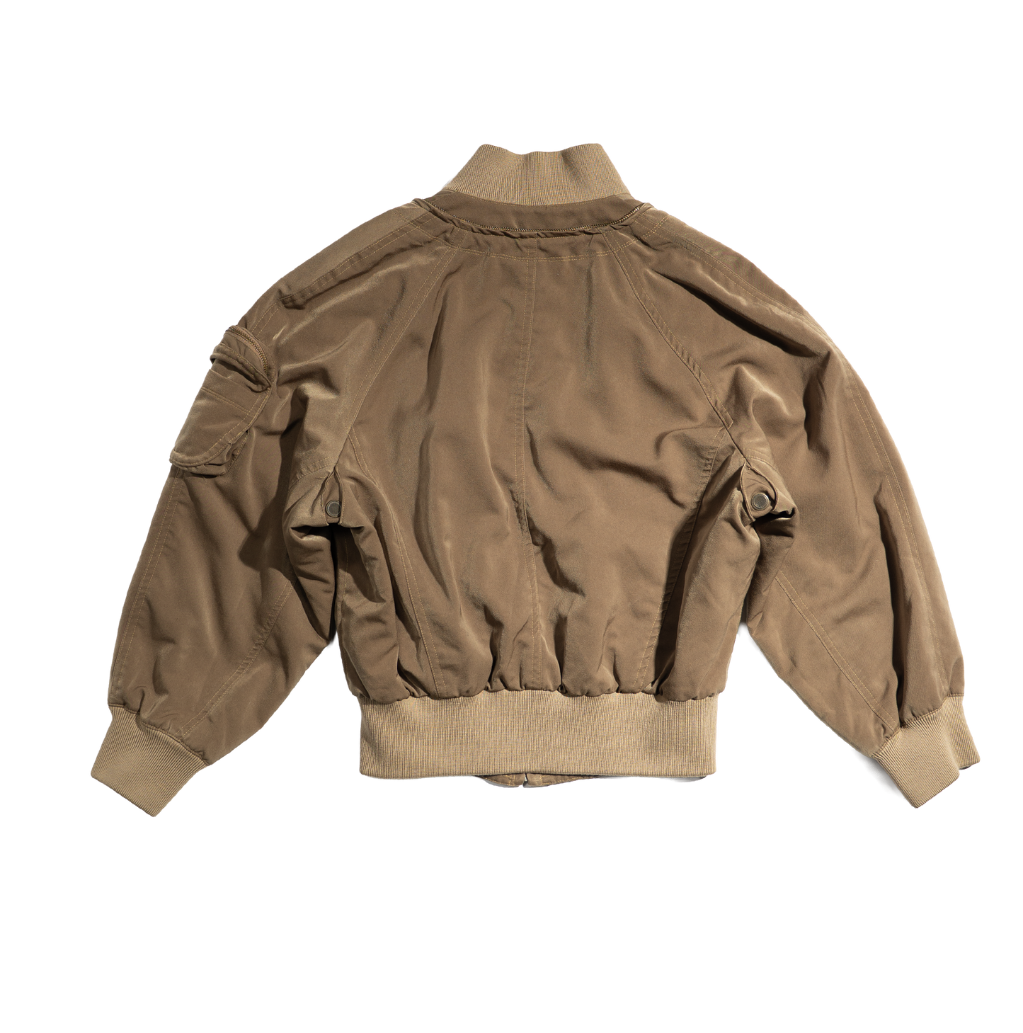 1980s Nicole Hooded Bomber Jacket