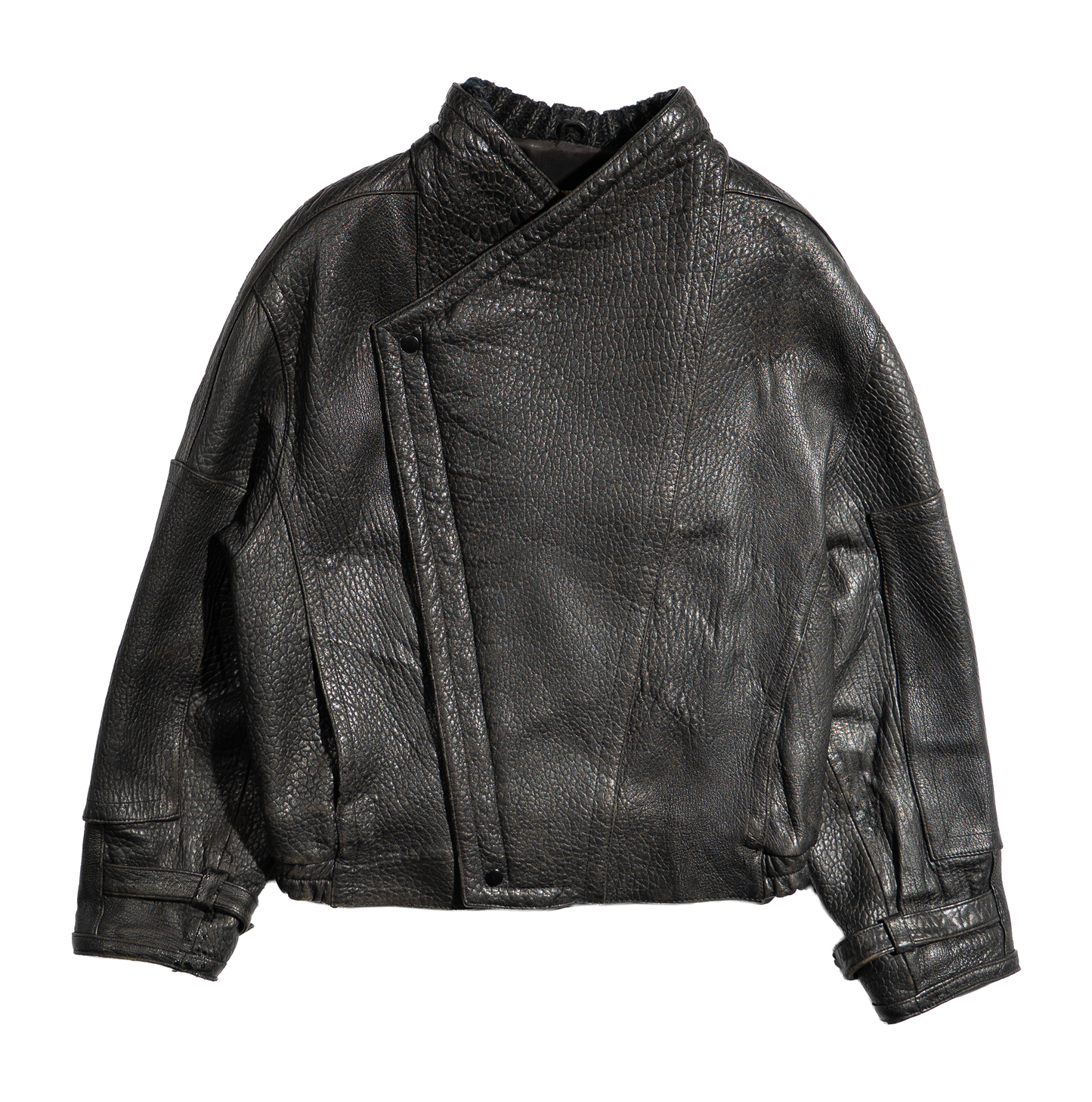 1980s Uno Uomo Leather Bomber Jacket