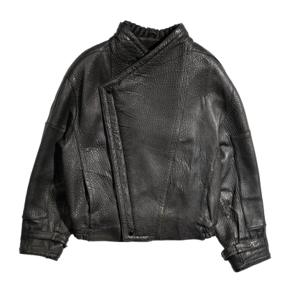 1980s Uno Uomo Leather Bomber Jacket