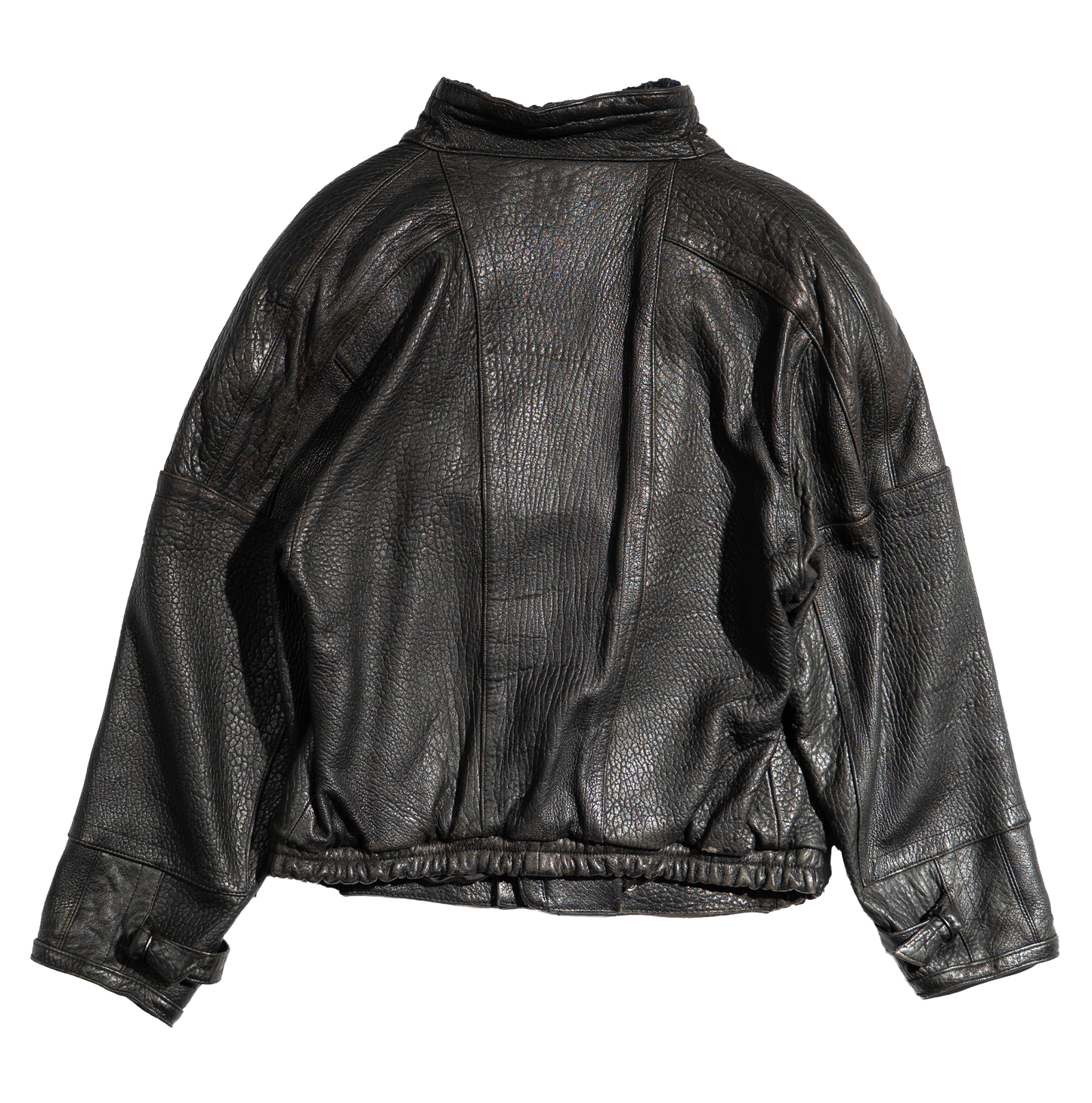 1980s Uno Uomo Leather Bomber Jacket