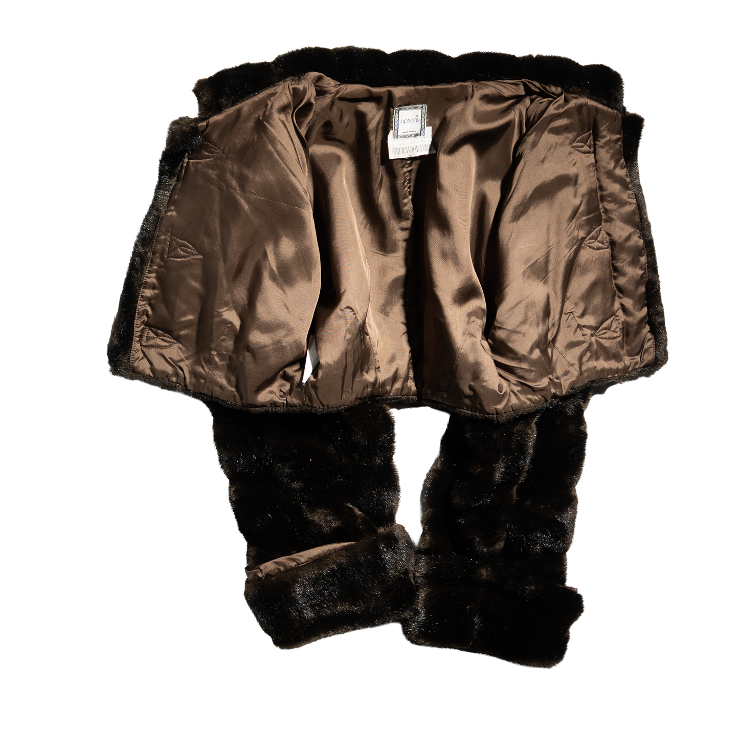 Options by Versace Fake Fur Jacket