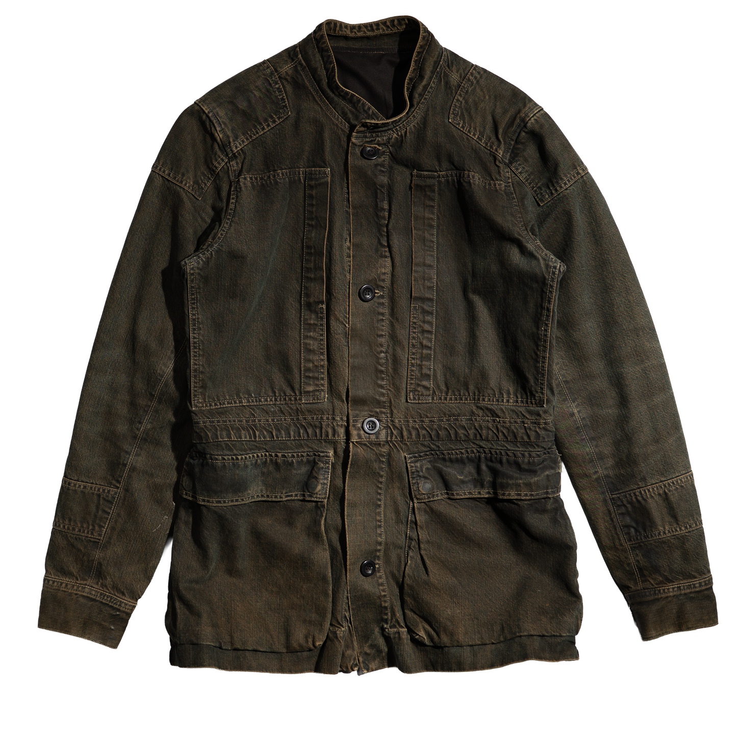 Rick Owens SLAB Brown Denim Jacket