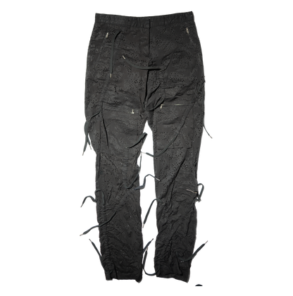 SS2003 Hussein Chalayan Punched Drawstring Pants